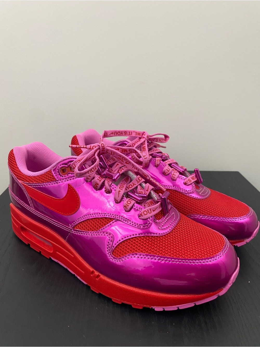 🩷Nike Air Max 1 PRM Valentine’s Day Playful Pink - Size 10M -NEW🩷 - Picture 7 of 12